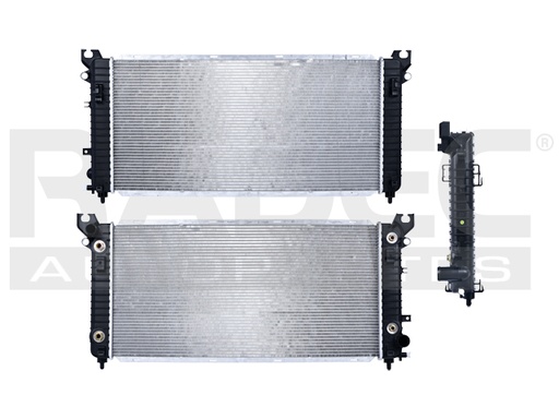 [220-0639-10] RADIADOR CV SILVERADO 14-18 V6 4.3 V8, 5.3, 6.2 LTS C/S AA AUT ENFRIADOR DE MOTOR LADO IZQUIERDO 34X16 6/7X22MM ALUM SOLD POLAR