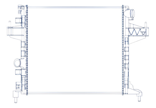 [220-0645-00] RADIADOR CV TORNADO 12-21 L4 1.8 LTS STD C/S AA 21 1/4X14X26MM ALUM SOLD POLAR