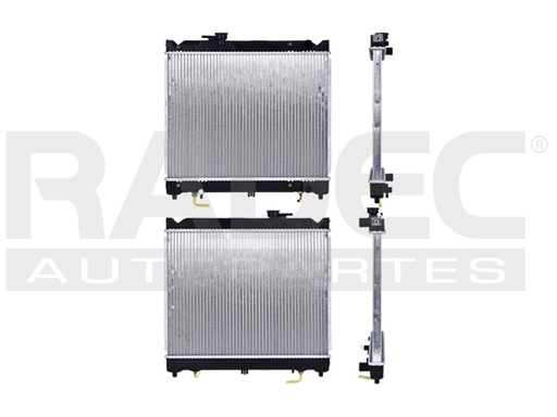 [220-0646-03] RADIADOR CV TRACKER/GEO TRACKER/GMC/SUNRUNNER/SIDEKICK/GRAND VITARA 89-93 L4 1.3, 1.6 LTS C/S AA AUT 14 3/4X20X26MM ALUM SOLD POLAR