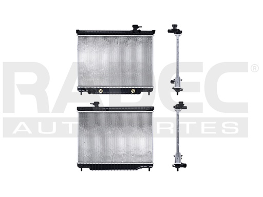 [220-0647-00] RADIADOR CV TRAIL BLAZER 02-09 L6 4.2 LTS C/GOLLETE C/S AA AUT 18 1/926 2/7X26MM ALUM SOLD POLAR