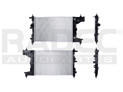 [220-0665-01] RADIADOR CV CRUZE 10-14 L4 1.8, 2.0 LTS C/S AA AUT 22 5/6X14 7/8X16MM ALUM SOLD POLAR
