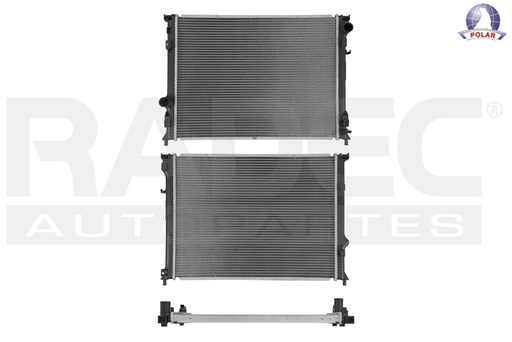 [220-0701-00] RADIADOR CR 300 C 05-08 V6 2.7 3.5/V8 5.7, 6.1 LTS C/S AA STD 24 1/5X18 3/7X26MM ALUM SOLD POLAR