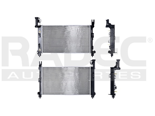 [220-0703-07] RADIADOR CR CARAVAN/VOYAGER/TOWN COUNTRY 93-95 L4 V6 2.5, 3.0 LTS C/S AA AUT 25 4/5X14 7/8X32MM ALUM SOLD POLAR