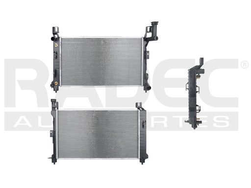 [220-0703-16] RADIADOR CR CARAVAN/VOYAGER/TOWN COUNTRY 93-95 V6 3.0 LTS C/S AA AUT 24 4/5X14 7/8X32MM ALUM SOLD POLAR