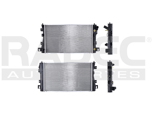 [220-0705-00] RADIADOR CR CONCORDE/INTREPID 93-97 V6 3.3, 3.5 LTS C/S AA AUT 25X14 7/8X32MM ALUM SOLD POLAR