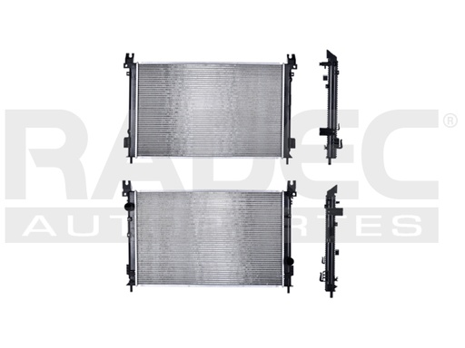 [220-0711-00] RADIADOR CR PACIFICA 04-06 V6 3.5 LTS C/S AA STD 27 5/9X17 2/3X26MM ALUM SOLD POLAR