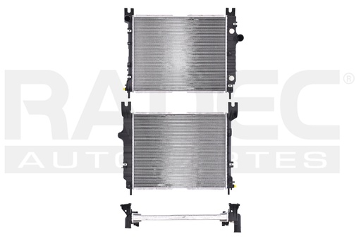 [220-0907-07] RADIADOR DG DAKOTA/DURANGO 00-04 L4 V6, V8 2.5, 3.7, 3.9, 4.7, 4.9, 5.9 LTS C/S AA AUT 23 1/2X18 3/7X32MM ALUM SOLD NAC