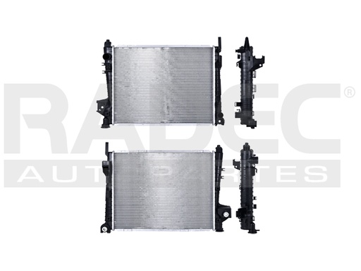 [220-0913-00] RADIADOR DG RAM 1500/2500/3500 02-08 V6 3.7 LTS/V8 4.7, 5.7, 5.9 LTS AUT C/S AA 24 1/4X18 5/6X26MM ALUM SOLD POLAR