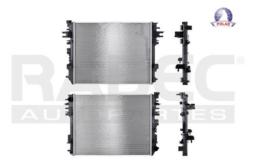 [220-0916-03] RADIADOR DG RAM 1500 09-13/RAM 2500/3500 09-13 V6 3.7 LTS/V8 4.7, 5.7 LTS AUT C/AA 27 5/9X2226MM ALUM SOLD POLAR