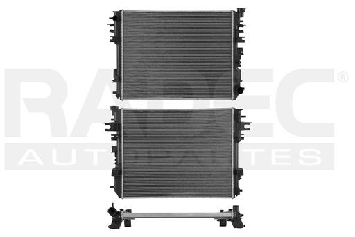 [220-0916-20] RADIADOR DG RAM 1500 09-13/RAM 2500/3500 09-13 V6 3.7 LTS/V8 4.7, 5.7 LTS AUT C/AA 27 5/9X2226MM ALUM SOLD NAC
