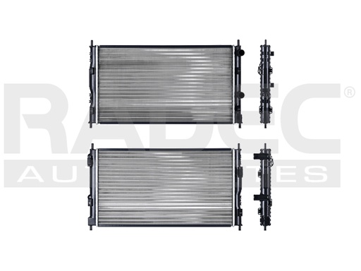 [220-0918-02] RADIADOR DG STRATUS/SEBRING/CIRRUS 01-06 L4 2.4 LTS/V6 2.7 3.0 LTS AUT C/AA 26 4/7X14 7/8X32MM ALUM SOLD POLAR