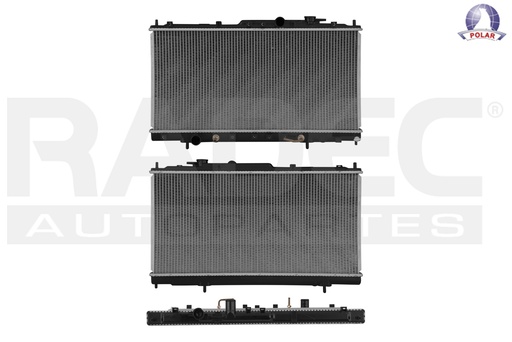 [220-0918-09] RADIADOR DG STRATUS R/T/CR SEBRING/MT ECLIPSE 00-05 L4 2.4 LTS C/S AA AUT 13 7/9X27 7/8X26 ALUM SOLD POLAR