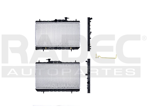 [220-0920-01] RADIADOR DG VERNA 05-10 L4 1.6 LTS C/S AA AUT 13 1/5X24 5/7X16MM ALUM SOLD POLAR