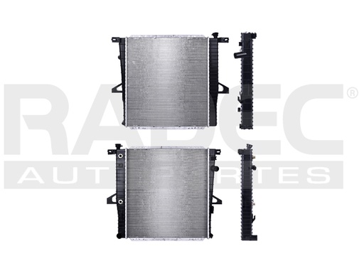 [220-1214-00] RADIADOR FD EXPLORER 00-05 V6 4.0 LTS C/S AA AUT 20 6/7X23X1/2X26MM ALUM SOLD POLAR