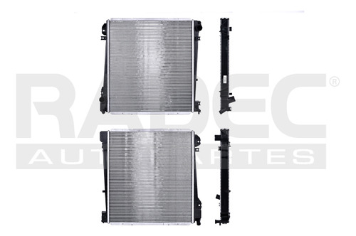 [220-1214-01] RADIADOR FD EXPLORER/MOUNTAINEER 02-06 V6 4.0 LTS/V8 4.6 LTS AUT C/S AA 21 1/4X23 1/2X32MM ALUM SOLD POLAR