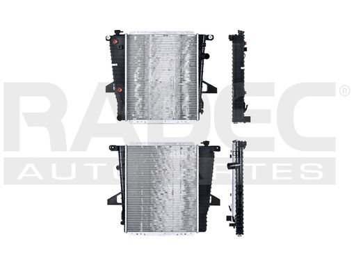 [220-1214-08] RADIADOR FD RANGER/B3000/B4000 95-97 V6 3.0, 4.0 LTS AUT C/S AA 17 1/5X21 1/7X26MM ALUM SOLD POLAR