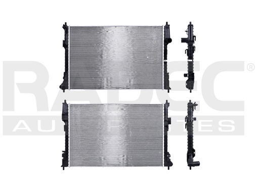 [220-1214-14] RADIADOR FD EXPLORER 13-19 VERSIONES LIMITED, XLT V6 3.5 LTS AUT C/AA 28 2/3X19 1/3X32MM ALUM SOLD POLAR