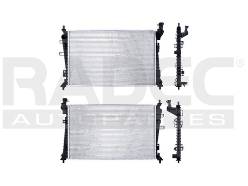 [220-1219-01] RADIADOR FD FOCUS 08-11 L4, L5 2.0, 2.5 LTS C/S AA STD 26 7/9X16 6/7X16MM ALUM SOLD POLAR