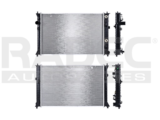 [220-1221-00] RADIADOR FD FUSION/MILAN 06-12 L4 V6 2.3, 3.0 LTS C/S AA AUT 25 4/5X16 6/7X26MM ALUM SOLD POLAR