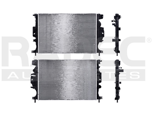 [220-1221-02] RADIADOR FD FUSION 13-20 L4 2.0, 2.5/V6 3.7 LTS AUT C/AA 26 3/7X18 1/3X26MM ALUM SOLD POLAR