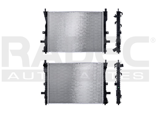 [220-1223-01] RADIADOR FD GRAND MARQUIS/CROWN VICTORIA/TOWN CAR 03-05 V8 4.6 LTS C/S AA STD 25 2/5X18 5/6X26MM ALUM SOLD POLAR
