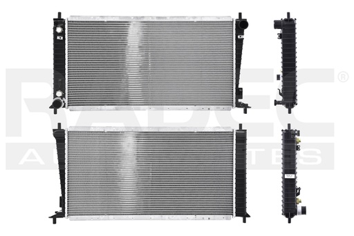 [220-1226-01] RADIADOR FD LOBO/EXPEDITION/F-150/F-250 97-98 V6/V8 4.2/4.6 LTS CUERDA 1/2 AUT ALUM SOLD NAC