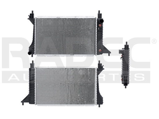 [220-1228-04] RADIADOR FD MUSTANG GT/COBRA 96 V8 4.6 LTS C/S AA AUT 24X14X26MM ALUM SOLD POLAR