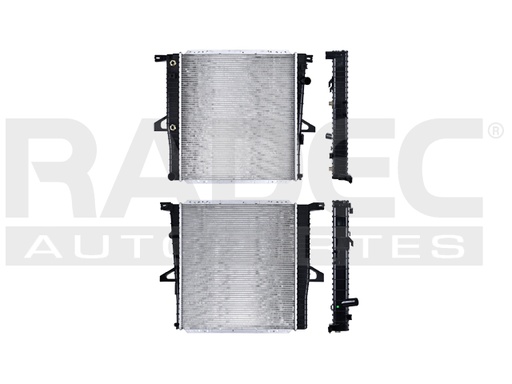 [220-1230-02] RADIADOR FD RANGER/F-100/B2300 01-12 L4 2.3 LTS C/S AA AUT 20 6/7X23 1/2X26MM ALUM SOLD POLAR