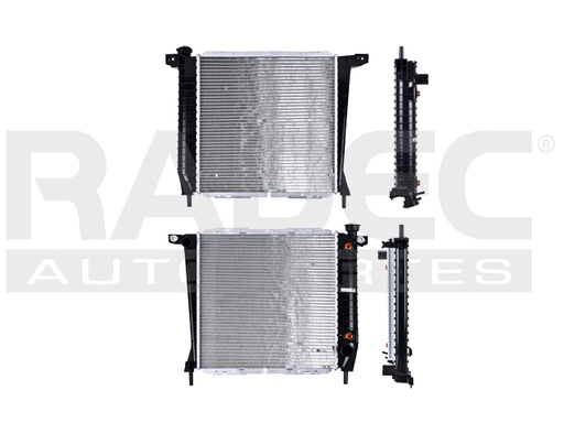 [220-1230-03] RADIADOR FD RANGER 85-94 L4 2.0 2.3 LTS AUT S/AA 18X18 1/9X16MM ALUM SOLD POLAR