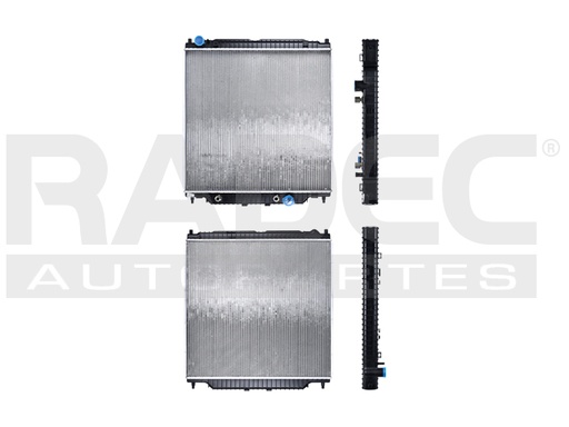 [220-1232-00] RADIADOR FD SUPER DUTY/PICK UP/F-250 03-04 DIESEL V8 6.0 LTS C/S AA AUT 28 3/7X29 4/9X48MM ALUM SOLD POLAR