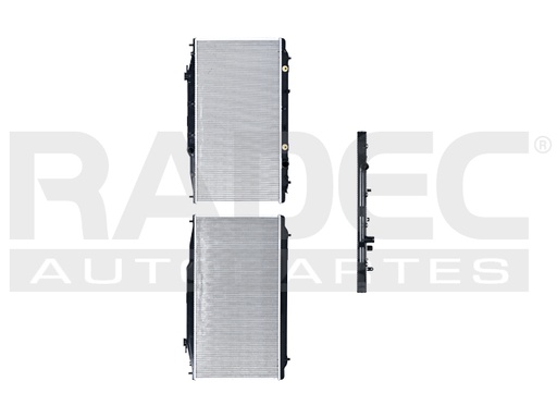 [220-1301-15] RADIADOR HD ACCORD 08-12 V6 3.5 LTS C/S AA AUT 15 3/4X30 1/4X26MM ALUM SOLD POLAR