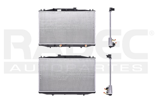 [220-1301-17] RADIADOR HD ACCORD 05-07 L4 2.4 LTS AUT ALUM SOLD NAC