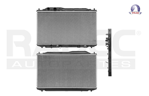 [220-1302-02] RADIADOR HD CIVIC 06-11 L4 1.8, 2.0 LTS C/S AA AUT 14 3/4X26 2/3X16MM ALUM SOLD POLAR