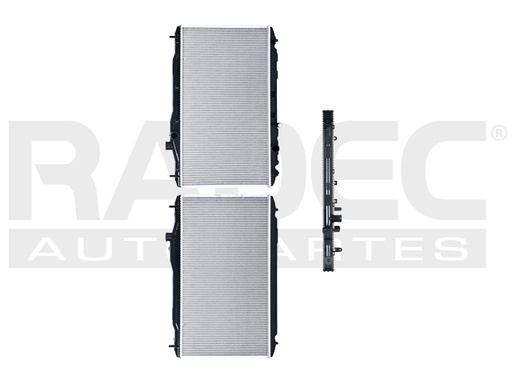 [220-1302-11] RADIADOR HD CIVIC/ILX 12-15 L4 1.8, 2.4 LTS AUT C/S AA 14 3/4X26X16MM ALUM SOLD POLAR