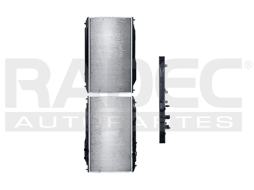 [220-1302-12] RADIADOR HD CIVIC/CSX 06-11 L4 1.8, 2.0 LTS TOMA EXTRA C/S AA STD 14 3/4X26 2/3X26MM ALUM SOLD POLAR