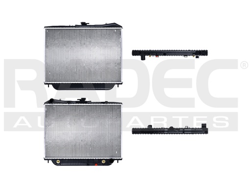 [220-1306-00] RADIADOR HD PASSPORT 94-97/RODEO 93-97 V6 3.2, 3.5 LTS C/S AA AUT 16 3/4X24X32MM ALUM SOLD POLAR