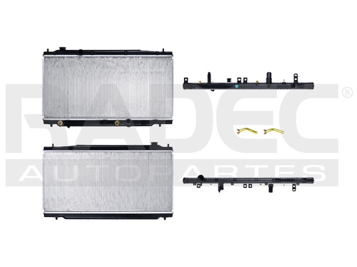 [220-1310-00] RADIADOR HD CITY 08-13 L4 1.5 LTS C/S AA AUT 13 7/9X28 6/7X16MM ALUM SOLD POLAR