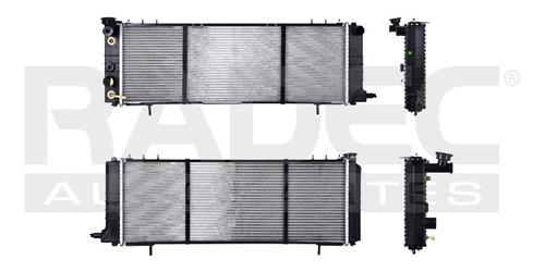 [220-1605-04] RADIADOR JP GRAND CHEROKEE/COMANCHE 91-01 L4/V6 2.5/4.0 LTS C/S AA AUT SPORT 31X10 5/9X32MM ALUM SOLD POLAR