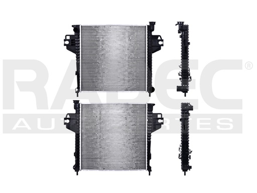 [220-1607-05] RADIADOR JP LIBERTY 07 V6 3.7 LTS AUT C/S AA 20X20X26MM ALUM SOLD POLAR