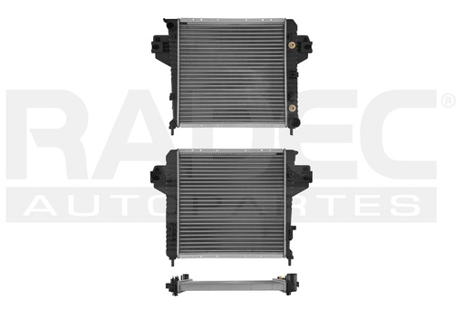 [220-1607-06] RADIADOR JP LIBERTY 02-06 V6 3.7 LTS C/S AA AUT 20X20X26MM ALUM SOLD NAC