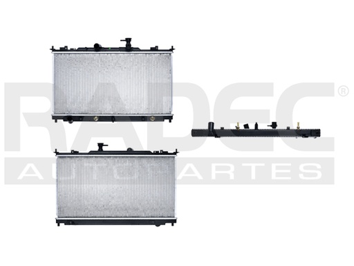 [220-1902-02] RADIADOR MZ 6 11-13 L4 2.5 LTS C/S AA AUT 15X28 2/3X16MM ALUM SOLD POLAR
