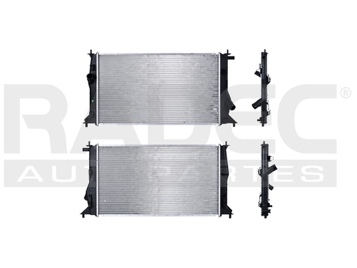 [220-1907-00] RADIADOR MZ 5 06-10 L4 2.3 LTS AUT C/S AA 25 3/5X14 1/2X16MM ALUM SOLD POLAR