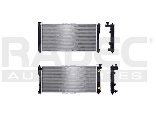 [220-1908-00] RADIADOR MZ 626/MX6 93-97 L4 2.0 LTS C/S AA AUT 27 1/6X13 1/3X26MM ALUM SOLD POLAR