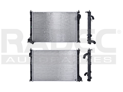 [220-2101-01] RADIADOR MN COOPER/COOPER S 02-08 L4 1.6 LTS C/AA STD 22 2/3X15 2/3X26MM ALUM SOLD POLAR