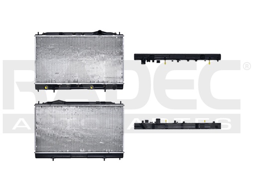 [220-2201-00] RADIADOR MT ECLIPSE 90-94 L4 1.8/2.0 LTS C/S AA AUT 13 7/9X26 2/7X26MM ALUM SOLD POLAR
