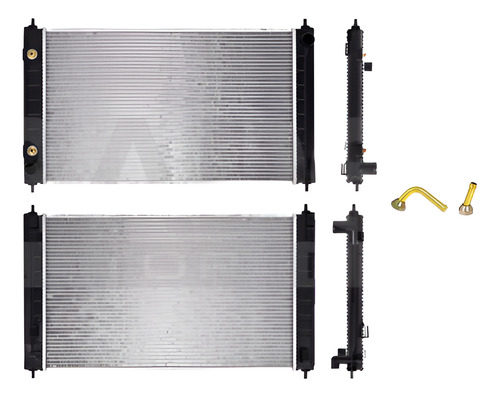[220-2302-02] RADIADOR NS ALTIMA 07-18/MAXIMA 09-19 L4/V6 2.5, 3.5 LTS C/S AA AUT 26 3/8X16X16MM ALUM SOLD POLAR