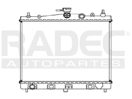 [220-2311-00] RADIADOR NS MICRA 02-10 L4 1.2 LTS AUTOM