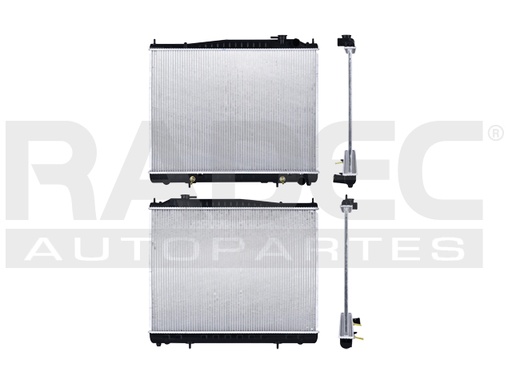 [220-2313-03] RADIADOR NS PATHFINDER/QX4 01-04 V6 3.3/3.5 LTS AUT 19 2/3X27X16MM ALUM SOLD POLAR