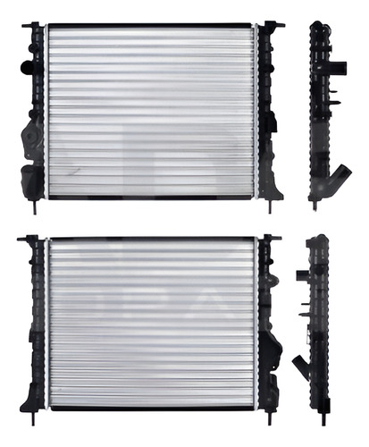 [220-2314-00] RADIADOR NS APRIO 08-10 L4 1.6 LTS C/S AA STD 17X14 6/7X23MM ALUM MEC POLAR