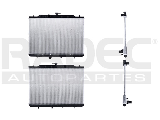 [220-2317-00] RADIADOR NS ROGUE 08-14 L4 2.5 LTS AUT C/S AA 17 5/7X27X16MM ALUM SOLD POLAR